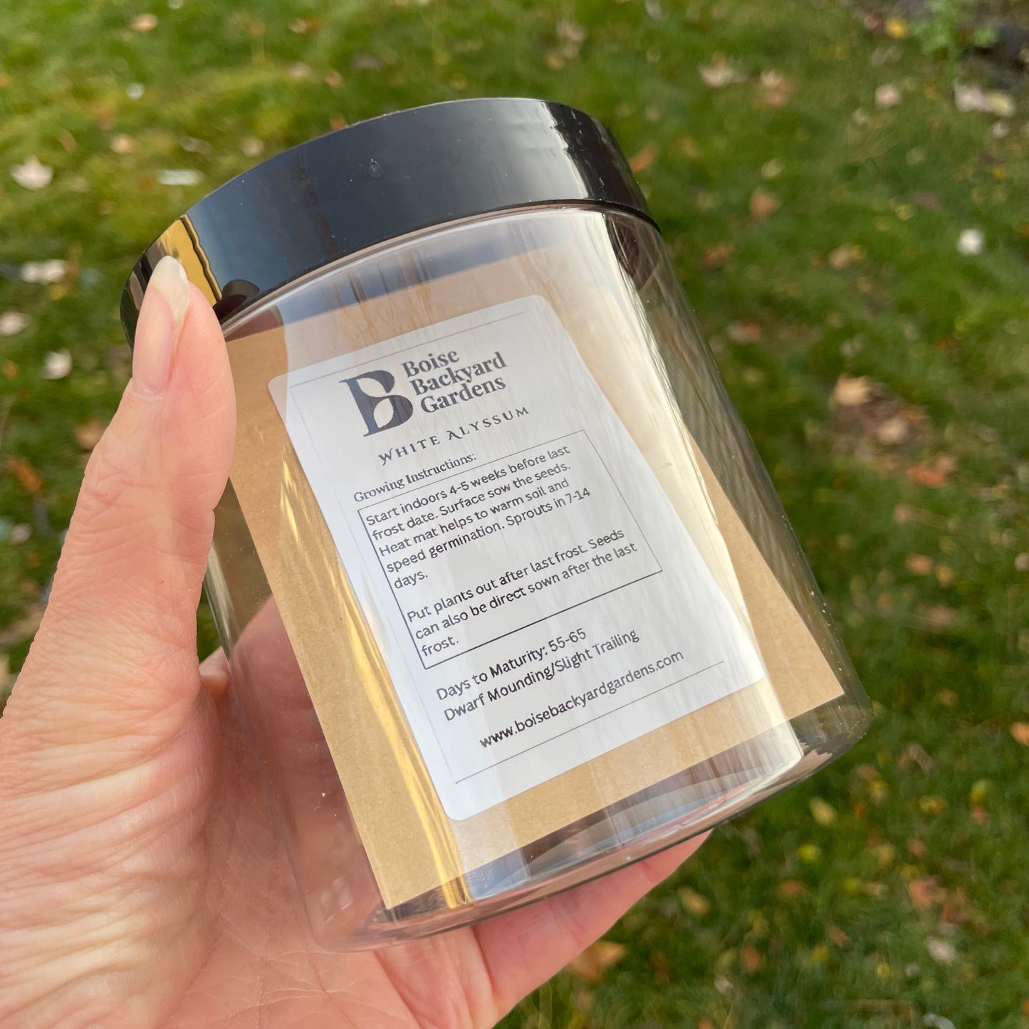 No Fuss Flowers Seed Jar