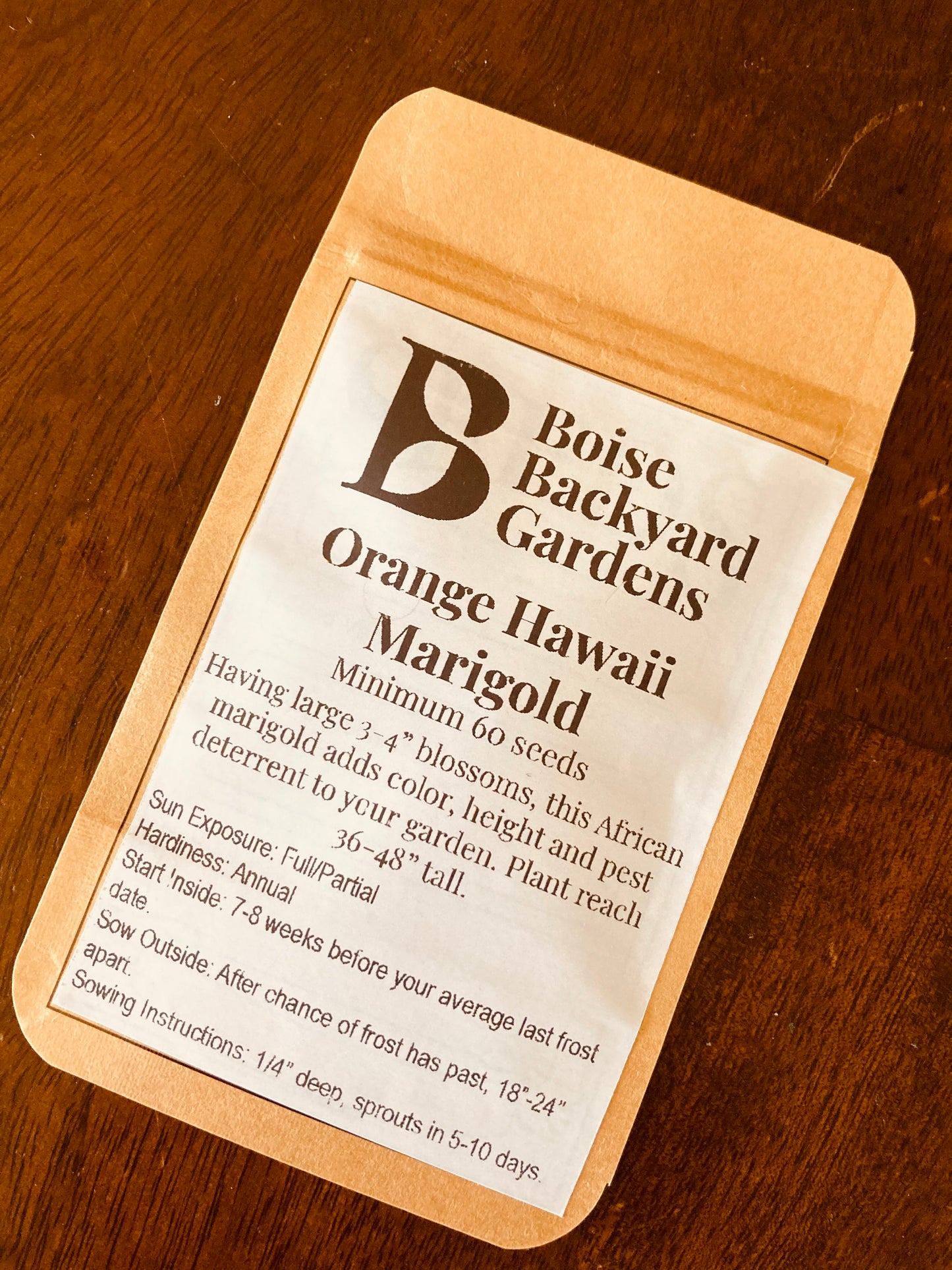 Orange Hawaii Marigold Seeds