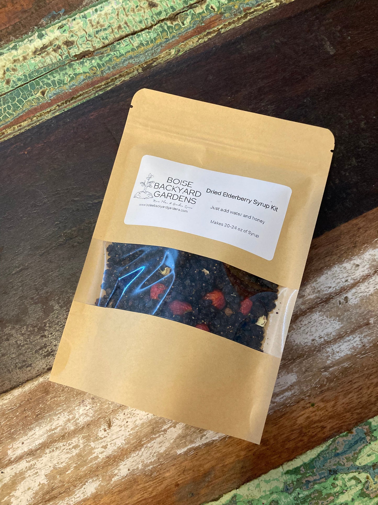 Dried Elderberry Syrup Kit w/ Mullein Leaf