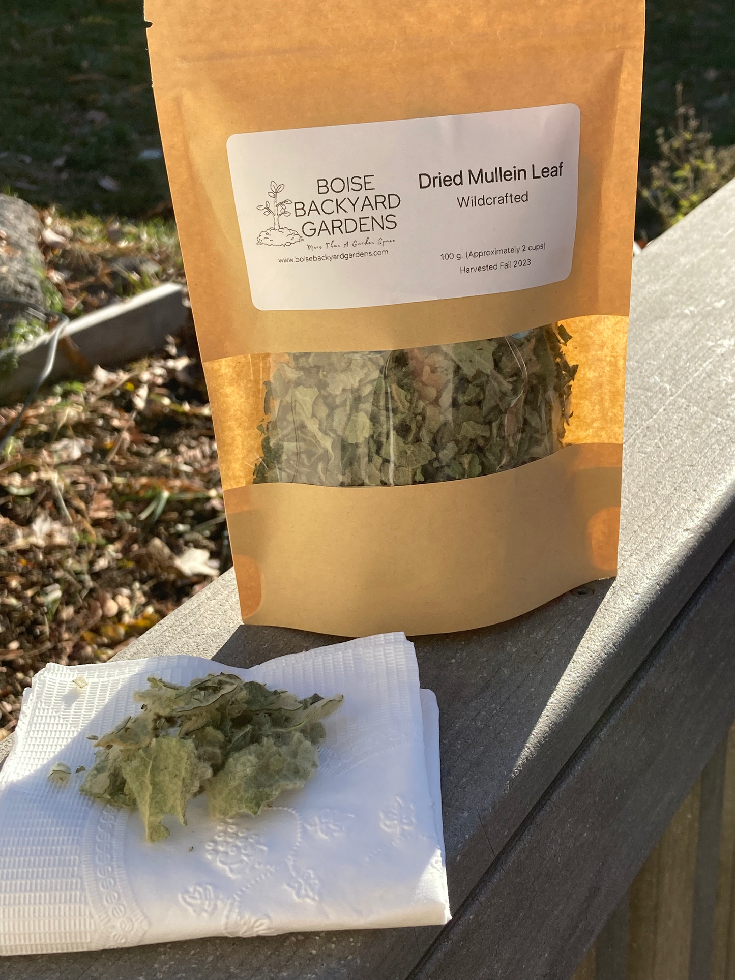 Dried Mullein Leaf - Wildcrafted