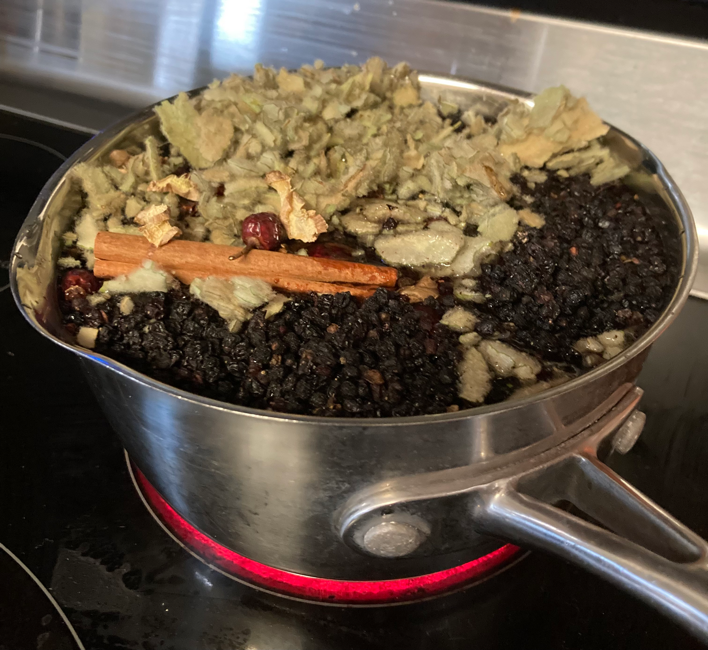 Dried Elderberry Syrup Kit w/ Mullein Leaf