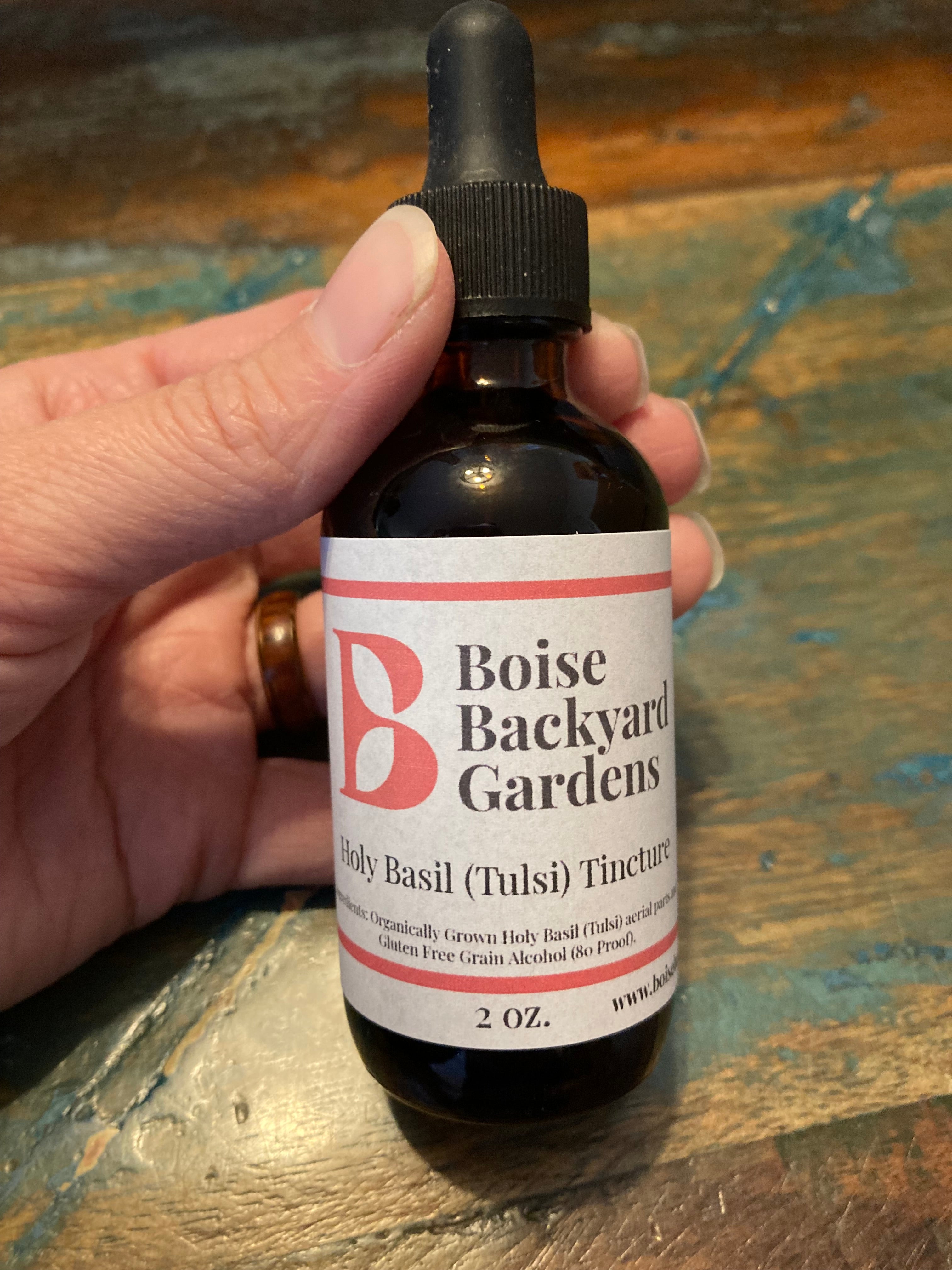 Holy Basil (Tulsi) Tincture – Boise Backyard Gardens