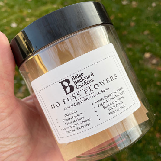 No Fuss Flowers Seed Jar
