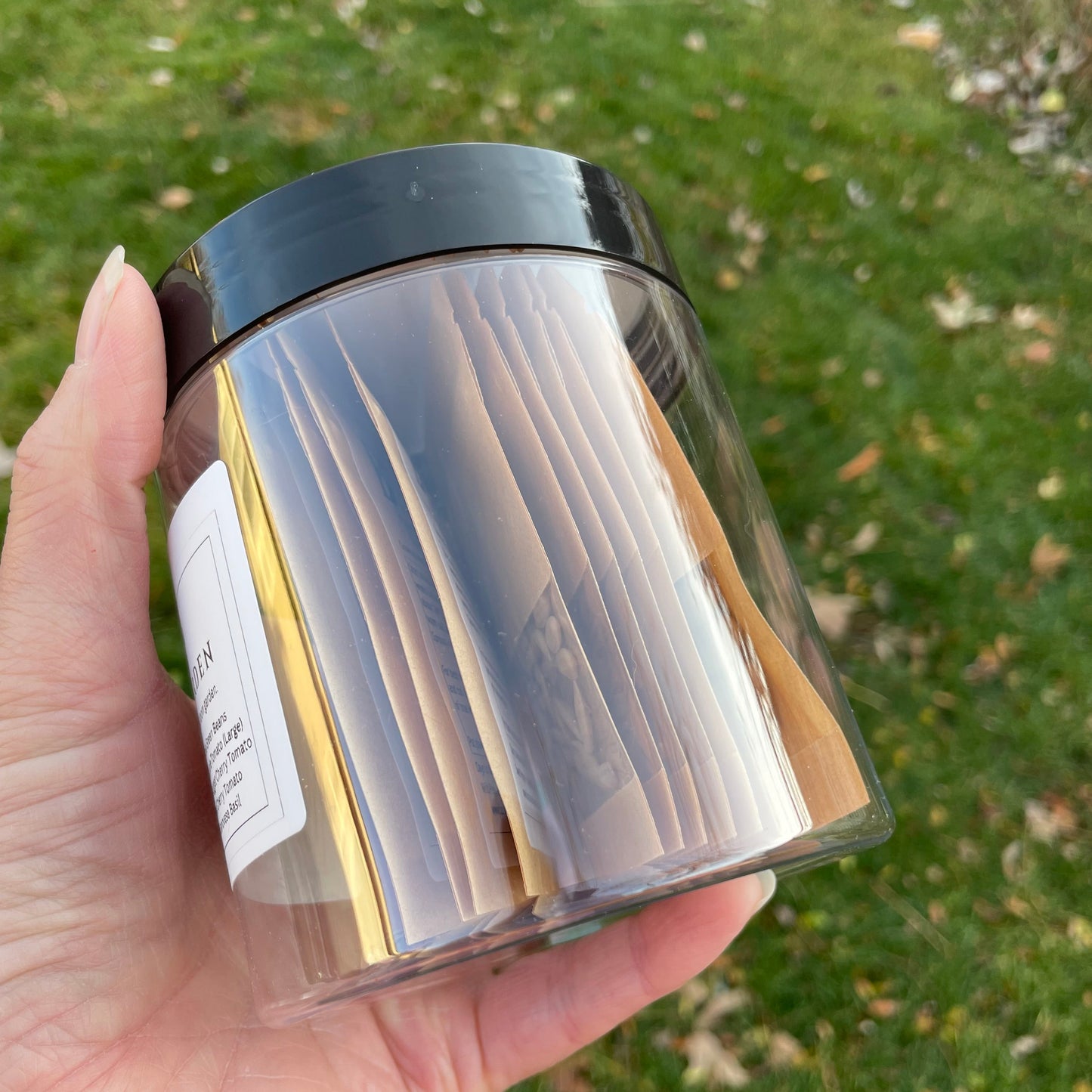 Classic Garden Seed Jar